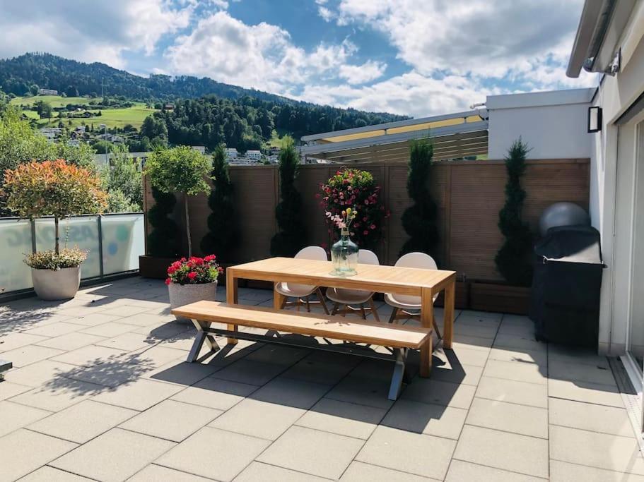 Atikka, Atico, Penthouse Apartment Lucerna Exterior foto